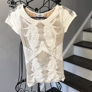 New Bebe Woman’s Short Sleeve Shirt P/S